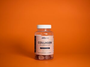 bottle of collagen gummies